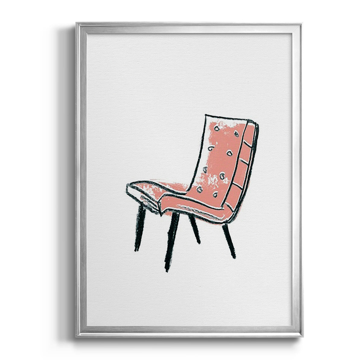 Take a Seat IX - Modern Framed Canvas Print