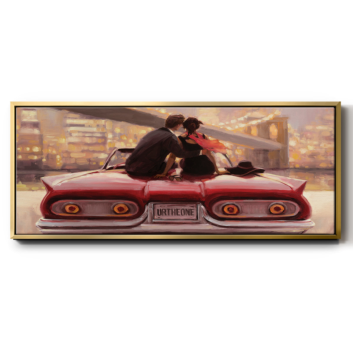 You Are The One - Floater Framed Canvas Print