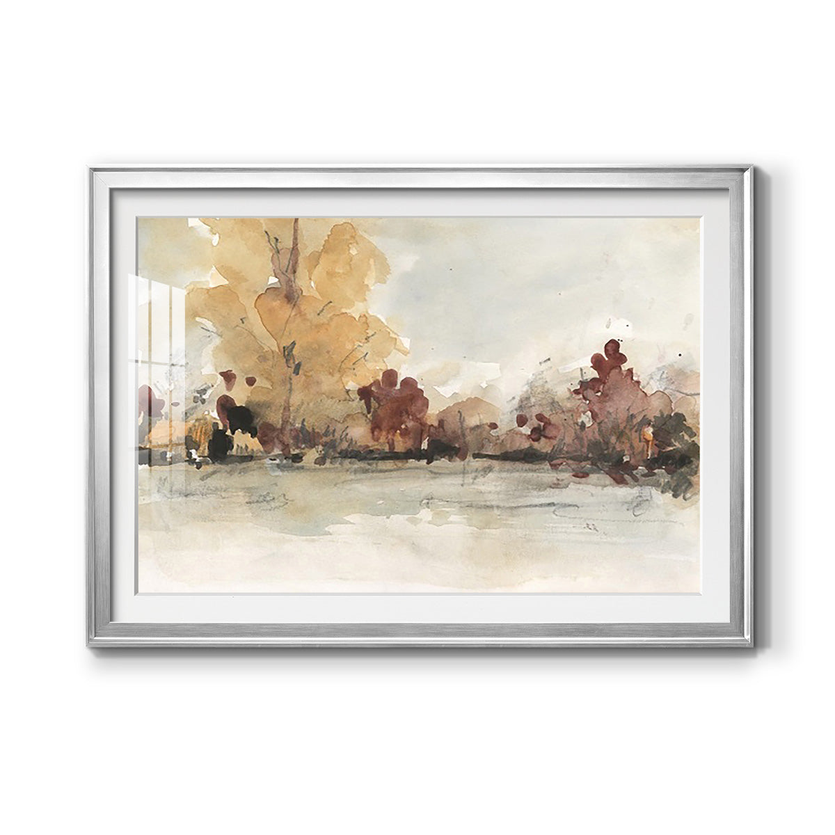 The Autumn View I - Modern Framed Art Print