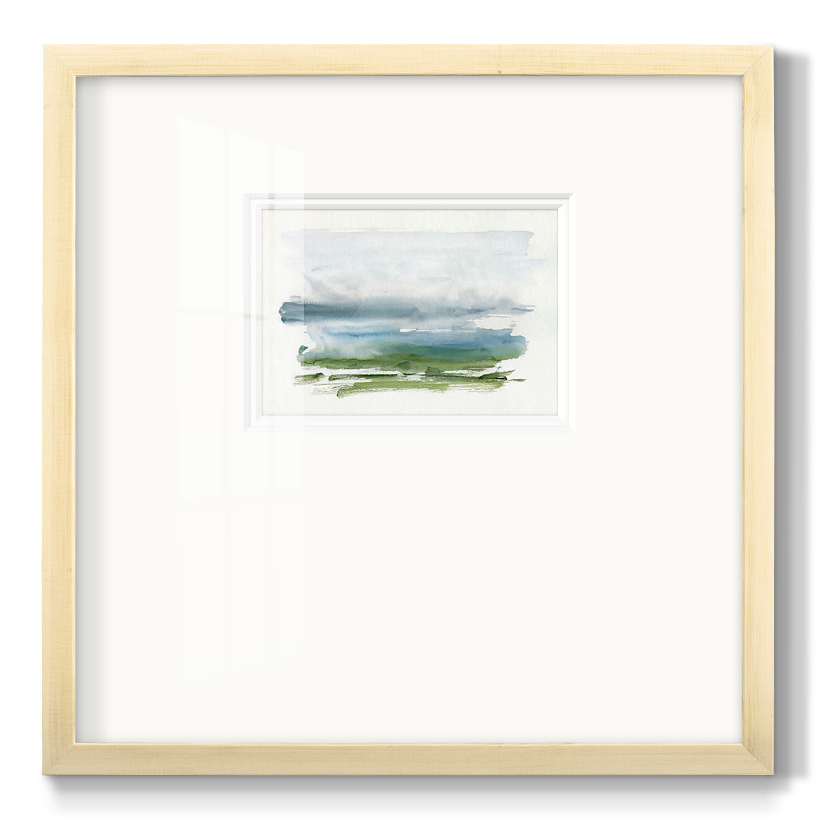 Coastline Splash III - Double Matboard Framed Print