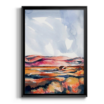 Chromatic Landscapes I - Modern Framed Canvas Print