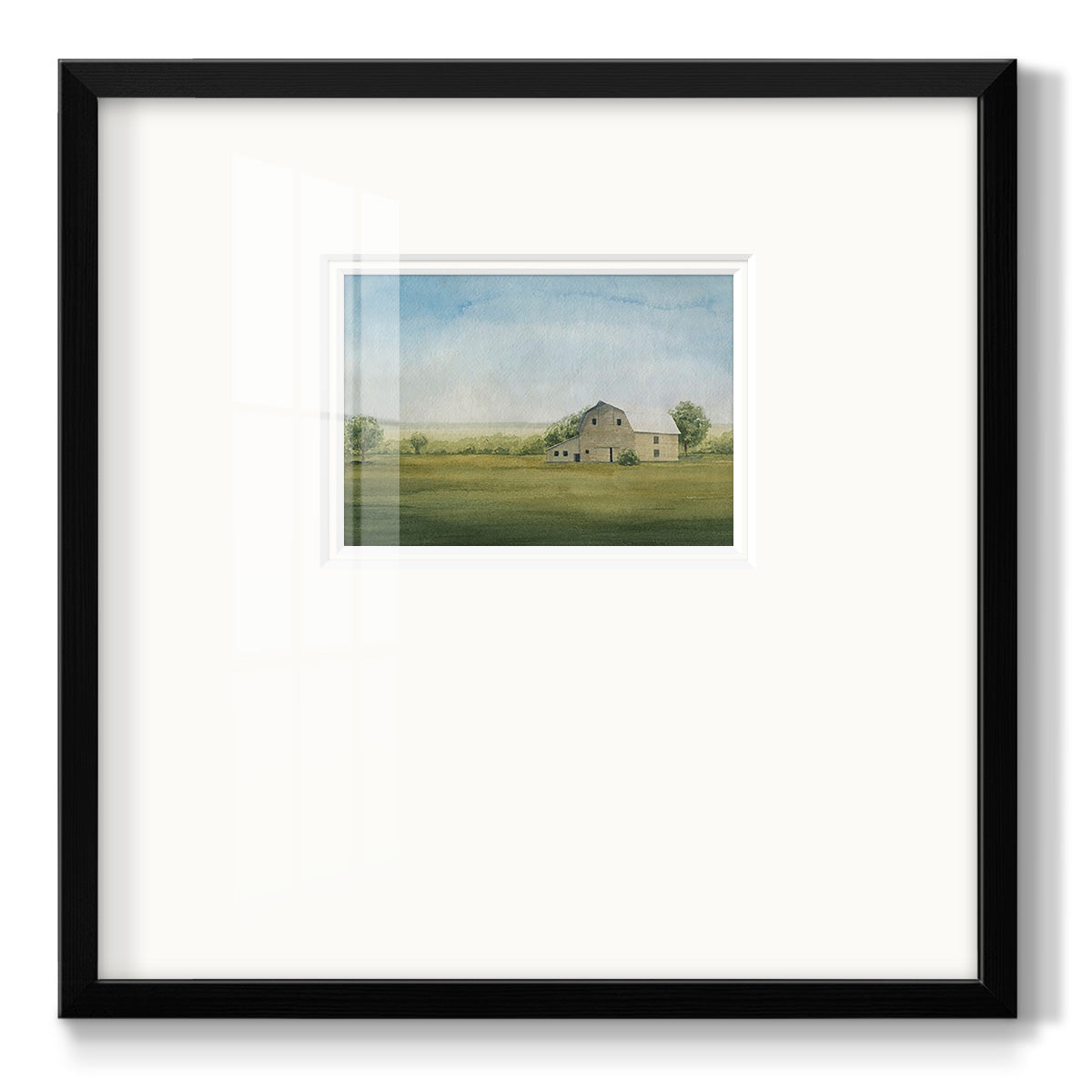 Grove Farm I - Double Matboard Framed Print