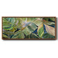 Sun Tipped Tropicals - Floater Framed Canvas Print