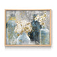 Vessels and Blooms Blues - Restickable Framed Art Print