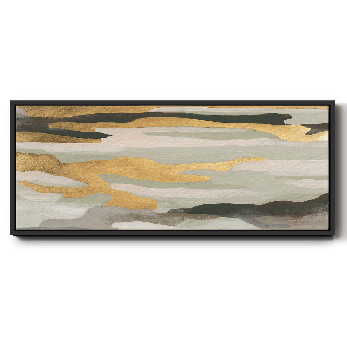 Golden Valley Sands II - Floater Framed Canvas Print