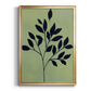 Earthly Botanical I - Modern Framed Canvas Print