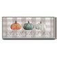 Gather With Grateful Hearts - Floater Framed Canvas Print