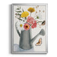 Watering Can Bouquet II - Modern Framed Canvas Print