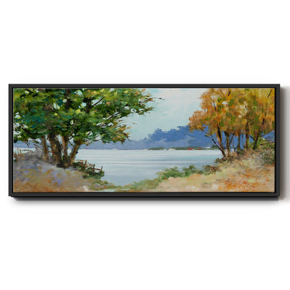 Fall Day - Floater Framed Canvas Print