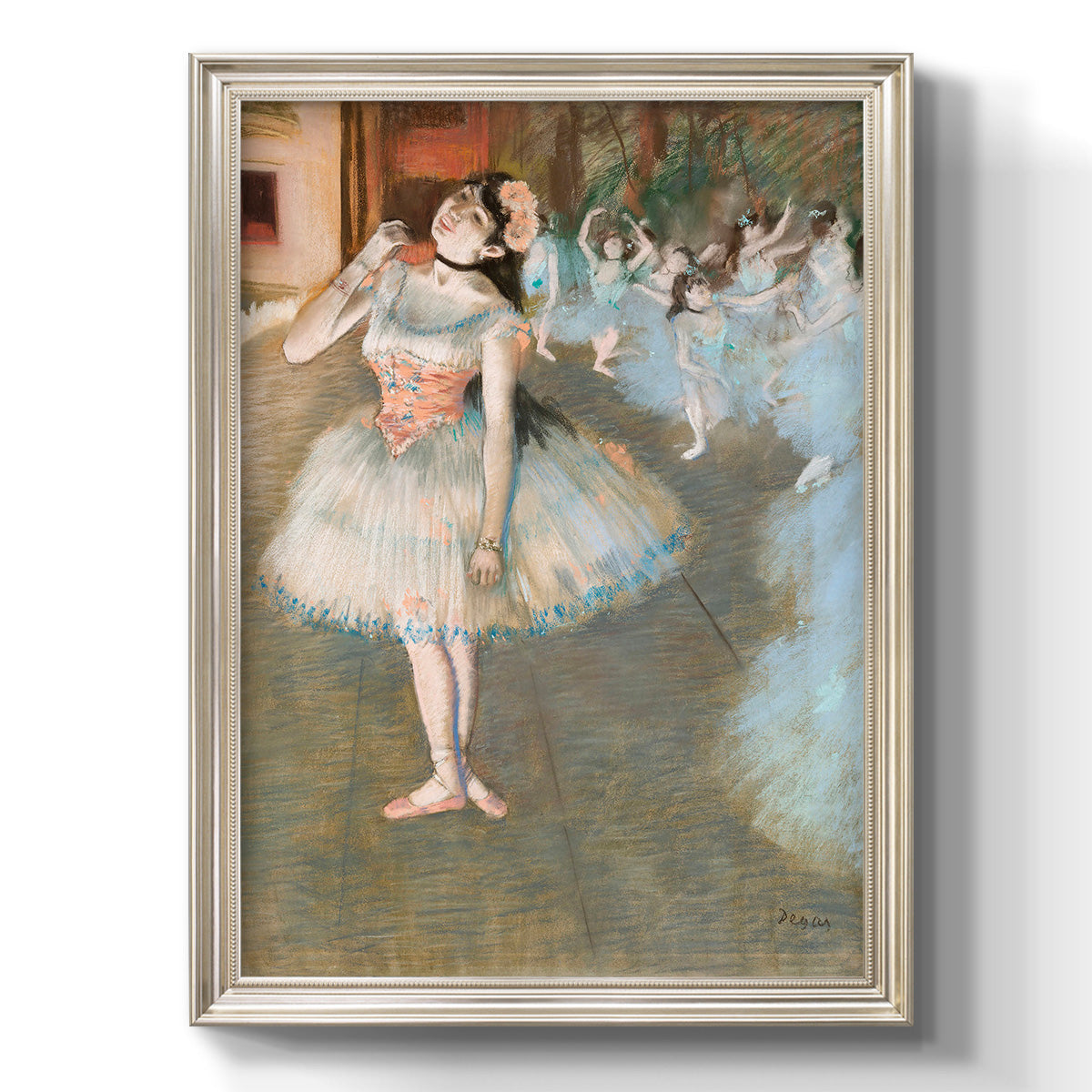 The Star - Ornate Framed Canvas Print