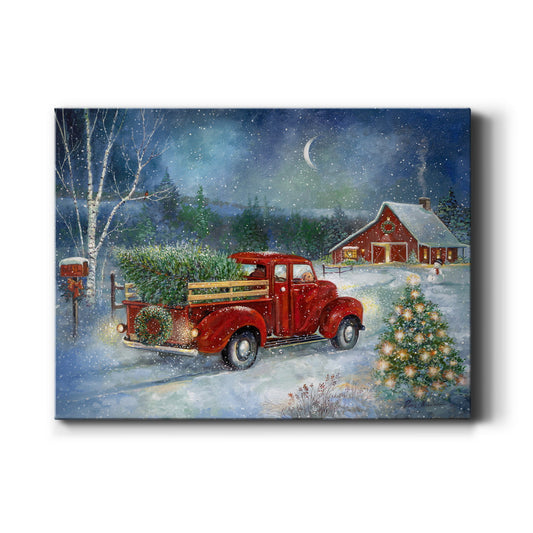 Christmas Delivery - Canvas Art Print