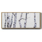Birch Trees I - Floater Framed Canvas Print
