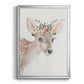 Dressy Fawn - Modern Framed Canvas Print