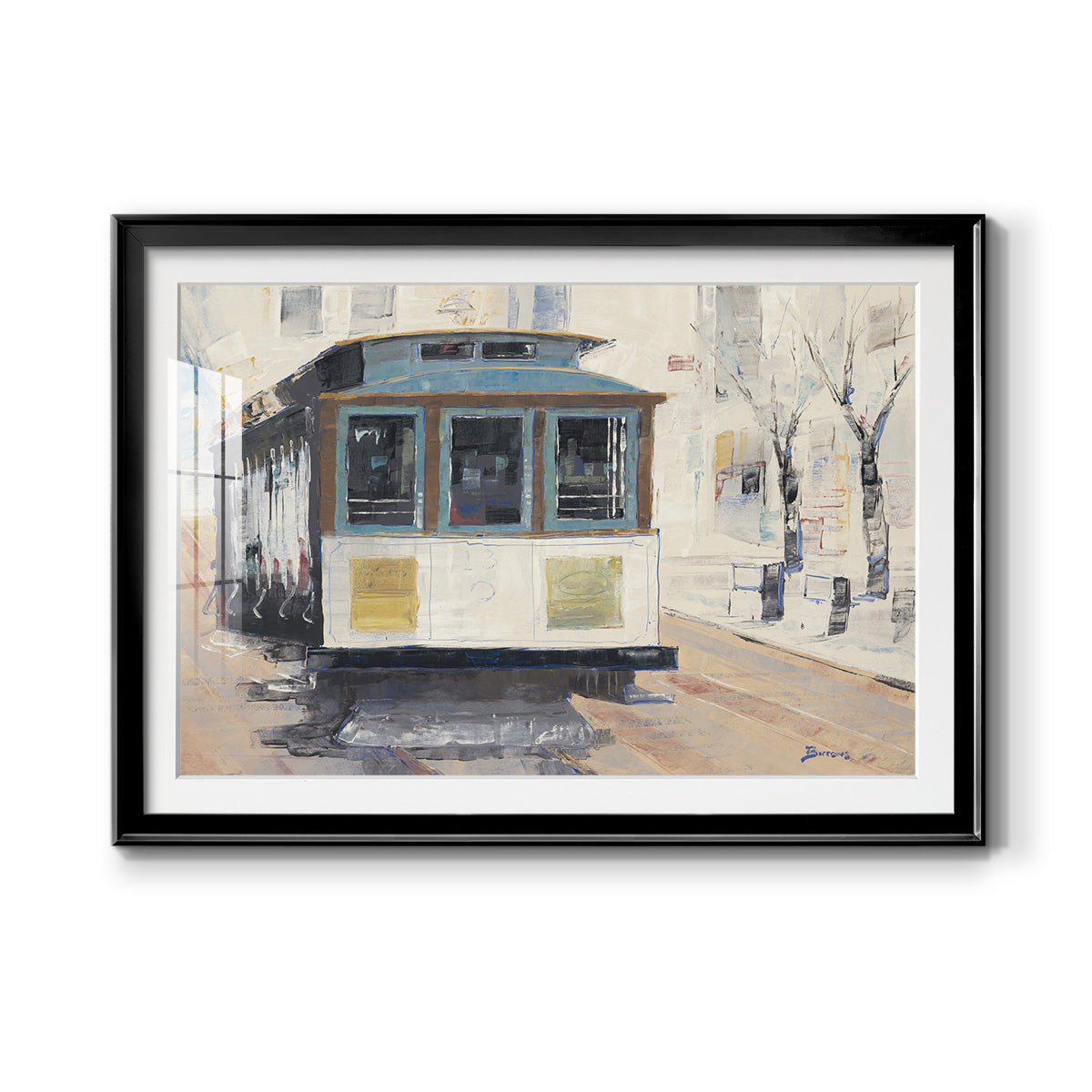 Cable Town Premium Framed Print - Ready to Hang