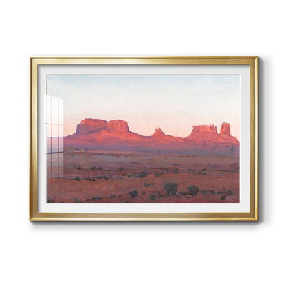 Red Rocks at Dusk II - Modern Framed Art Print