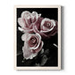 Rose Noir I - Barnwood Framed Canvas Print