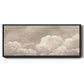 Painted Clouds I - Floater Framed Canvas Print