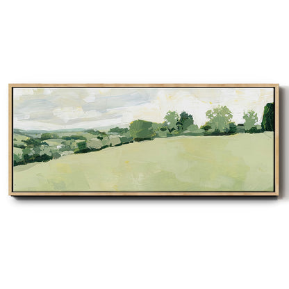 Pearly Pasture II - Floater Framed Canvas Print