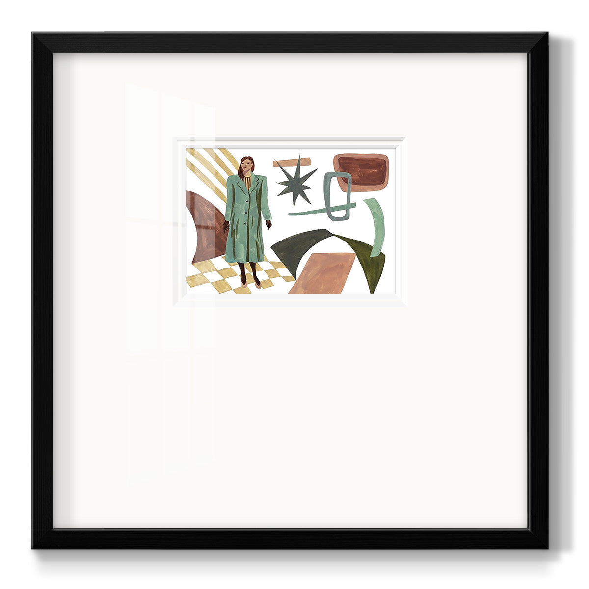 Vintage Vibes II - Double Matboard Framed Print