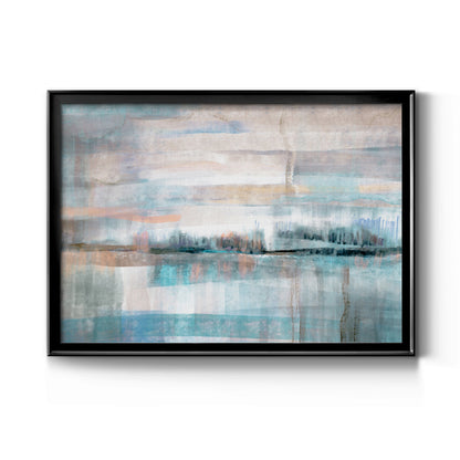 Pastel Valley - Modern Framed Canvas Print