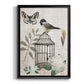 Vintage Menagerie II - Modern Framed Canvas Print