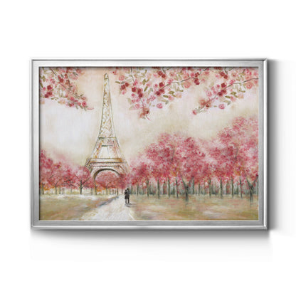 Spring In Paris - Modern Framed Canvas Print