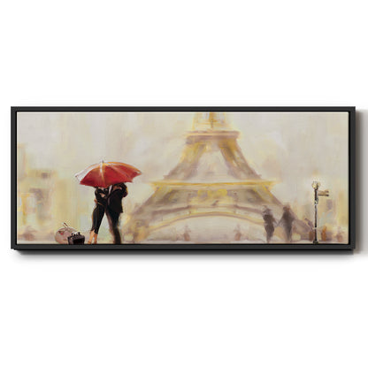 Paris Moment - Floater Framed Canvas Print