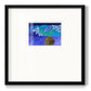 Blue Poppies II - Double Matboard Framed Print
