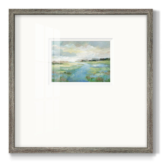 Winding Stream - Double Matboard Framed Print