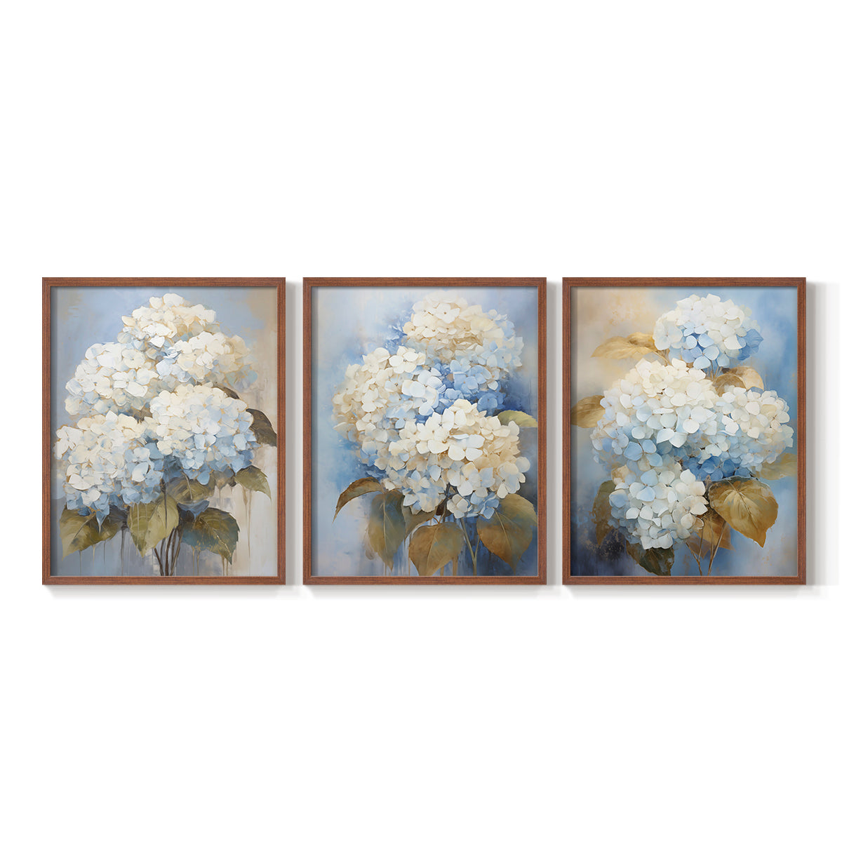 Floral Study Series XLIII - Restickable Framed Art Set