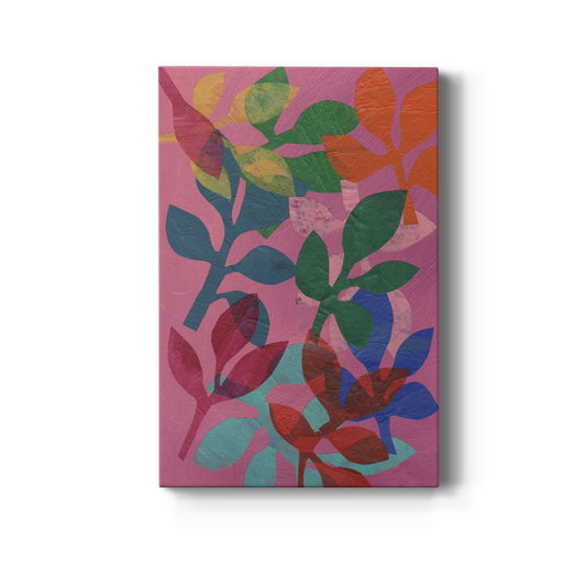 Vivid Stems IV Premium Gallery Wrapped Canvas - Ready to Hang