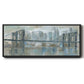 East River Wonder - Floater Framed Canvas Print