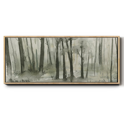 Into the Woods I - Floater Framed Canvas Print