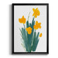 Daffodil Bunch II - Modern Framed Canvas Print