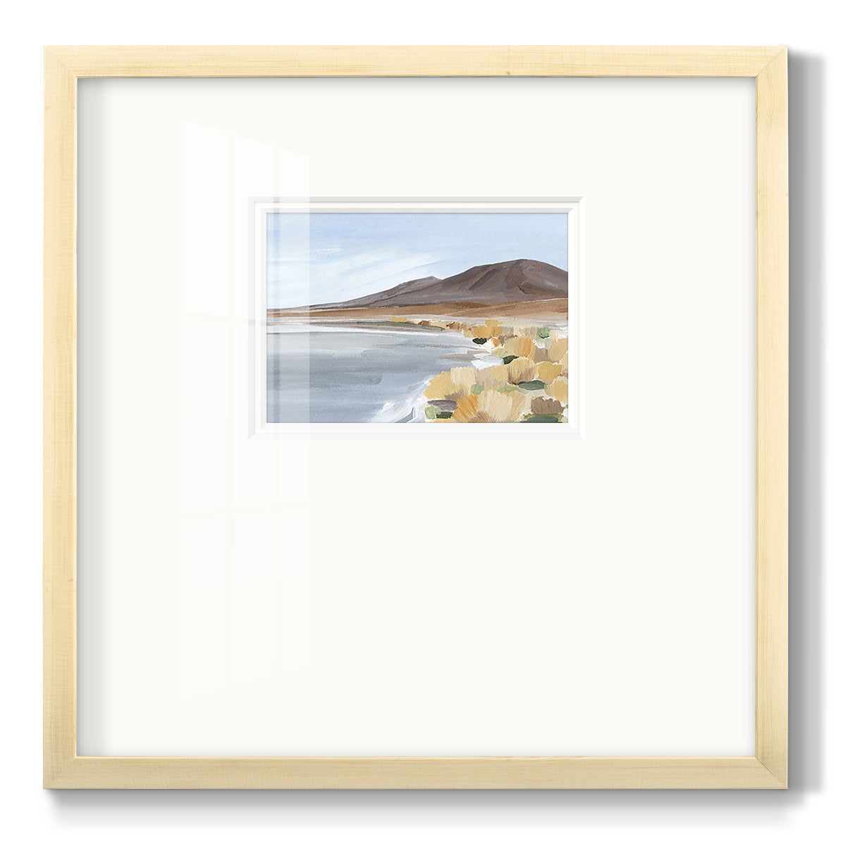 Desert Oasis Study I - Double Matboard Framed Print