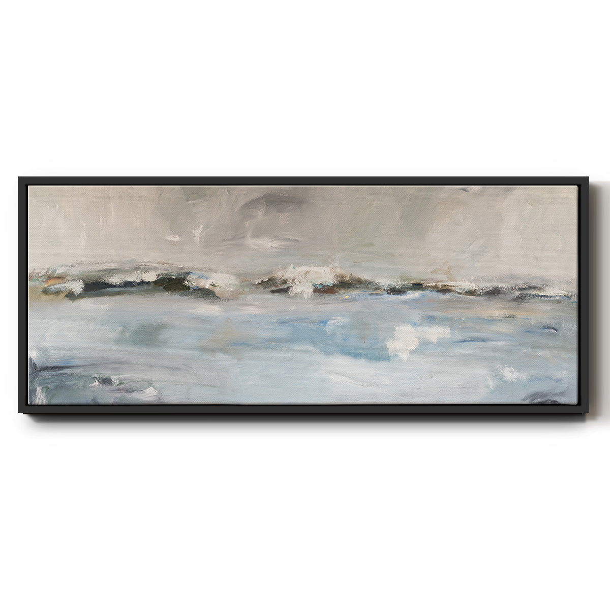 Surf Sans Turf - Floater Framed Canvas Print