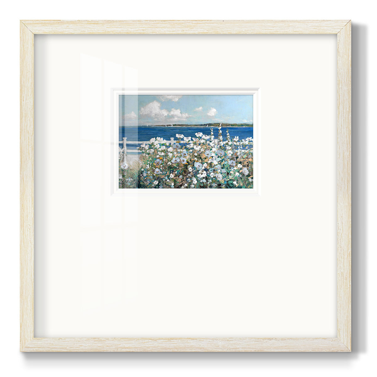 Bayside Garden Premium Framed Print Double Matboard