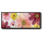 Pop of Pink II - Floater Framed Canvas Print