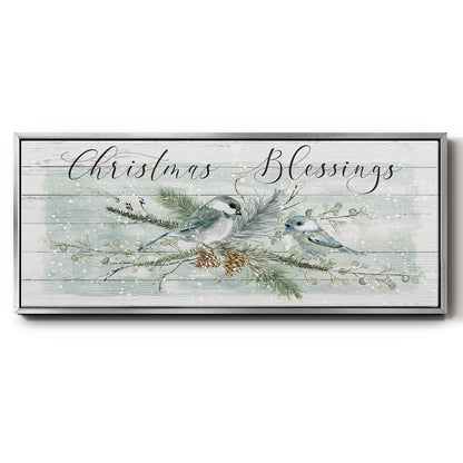 Christmas Blessings - Floater Framed Canvas Print