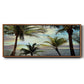 Honduras Sunset - Floater Framed Canvas Print