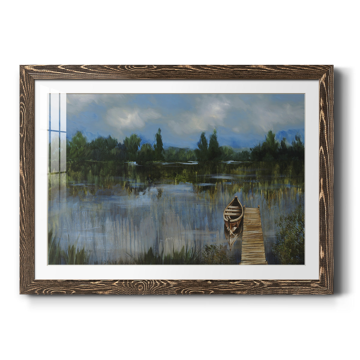 A Quiet Place - Barnwood Framed Art Print