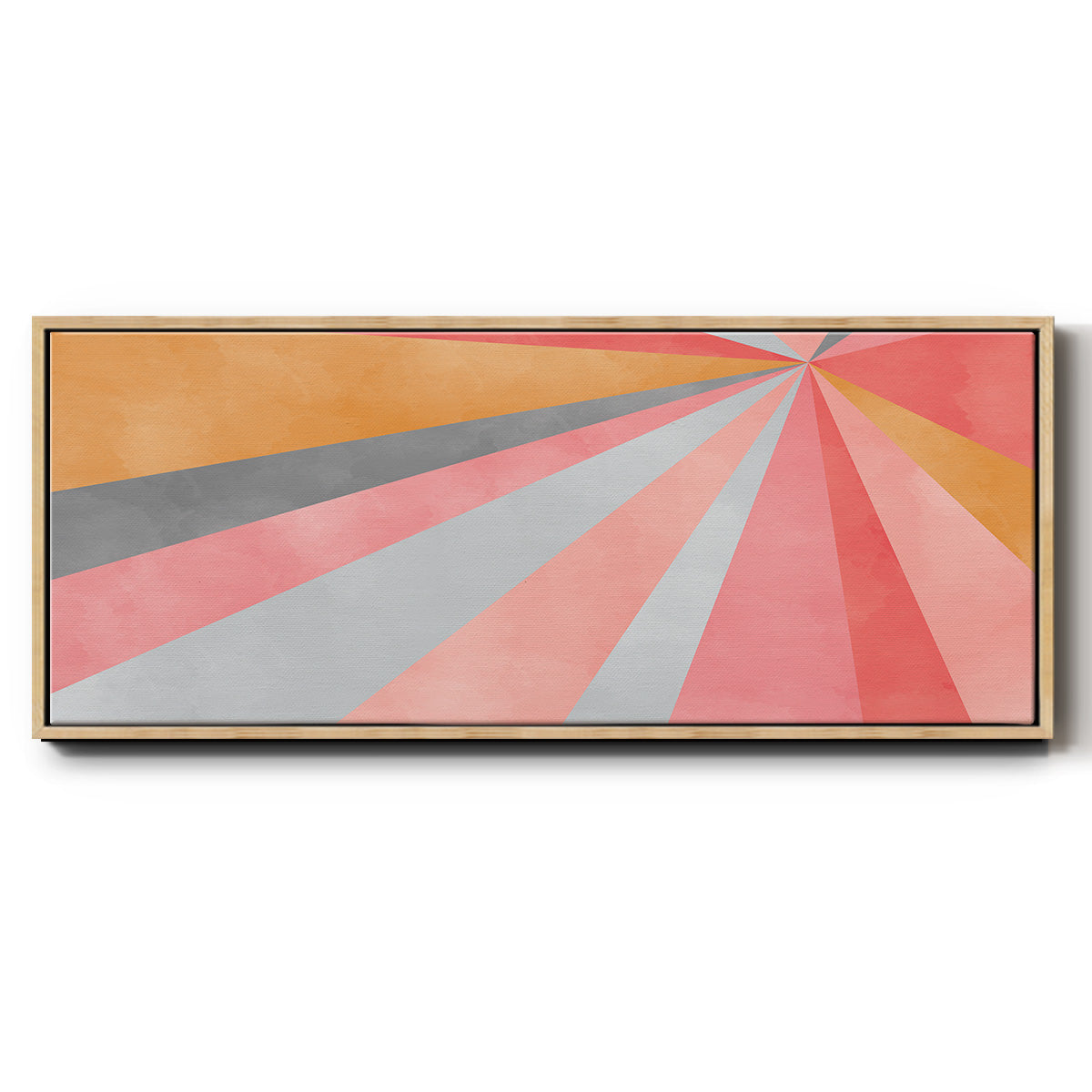 Geometric - Floater Framed Canvas Print