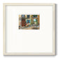 Tuscan Courtyard Premium Framed Print Double Matboard