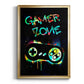 Gamer Tag IV - Modern Framed Canvas Print