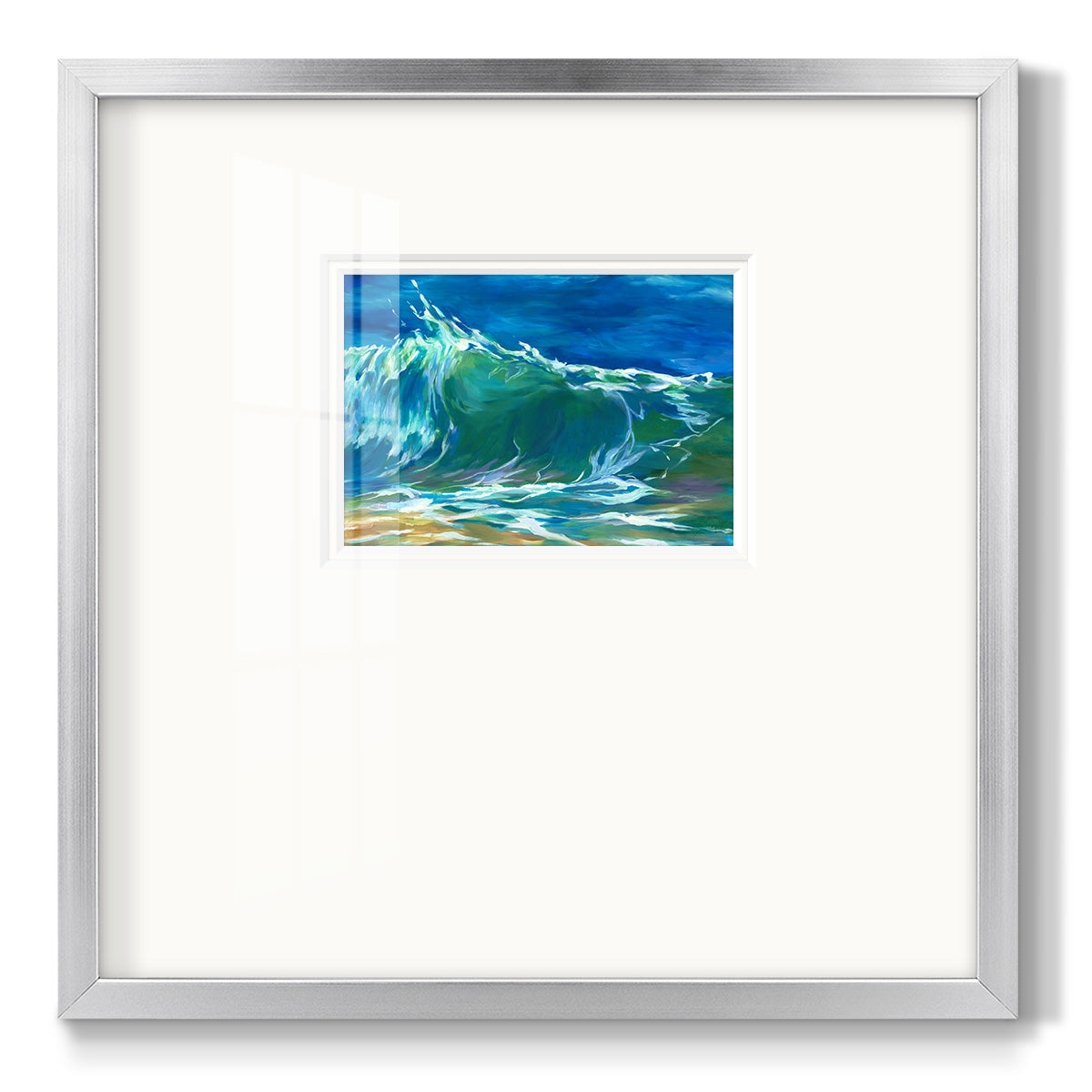 Green Flash - Double Matboard Framed Print