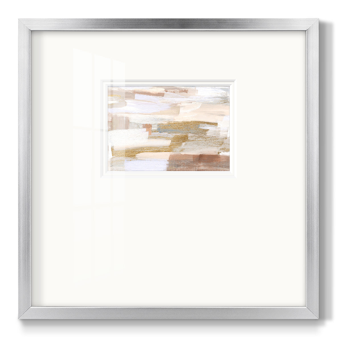 Gold Quartz II - Double Matboard Framed Print