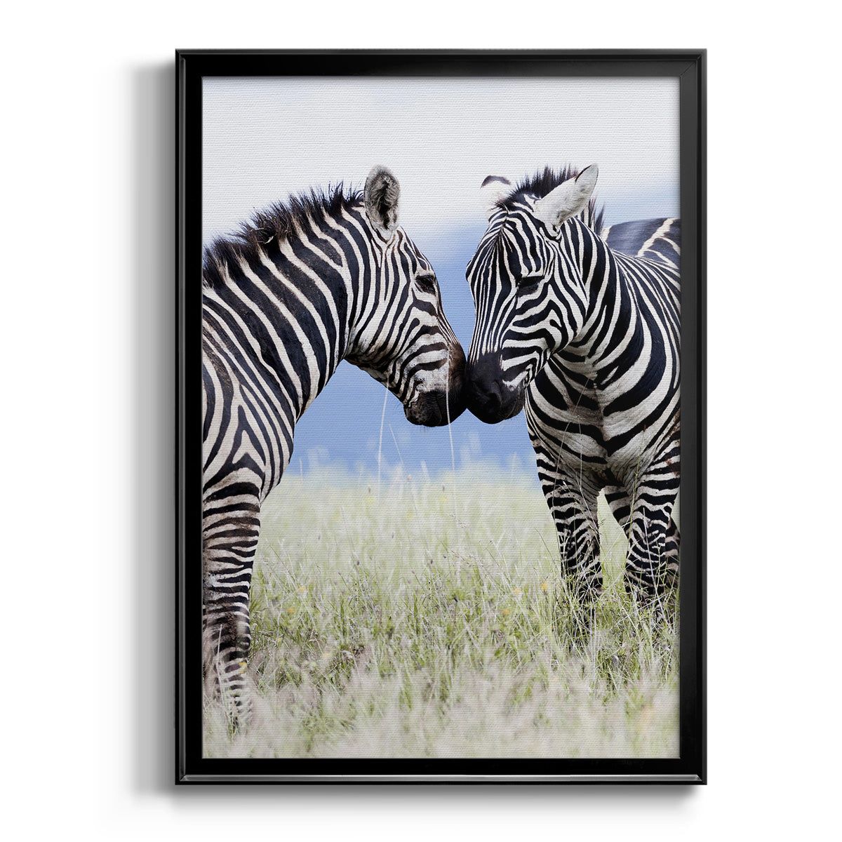 African Affection - Modern Framed Canvas Print