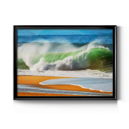 The Wave - Modern Framed Canvas Print