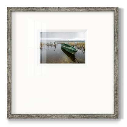 Green One Premium Framed Print Double Matboard