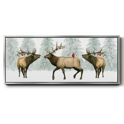 Festive Forest Collection D - Floater Framed Canvas Print
